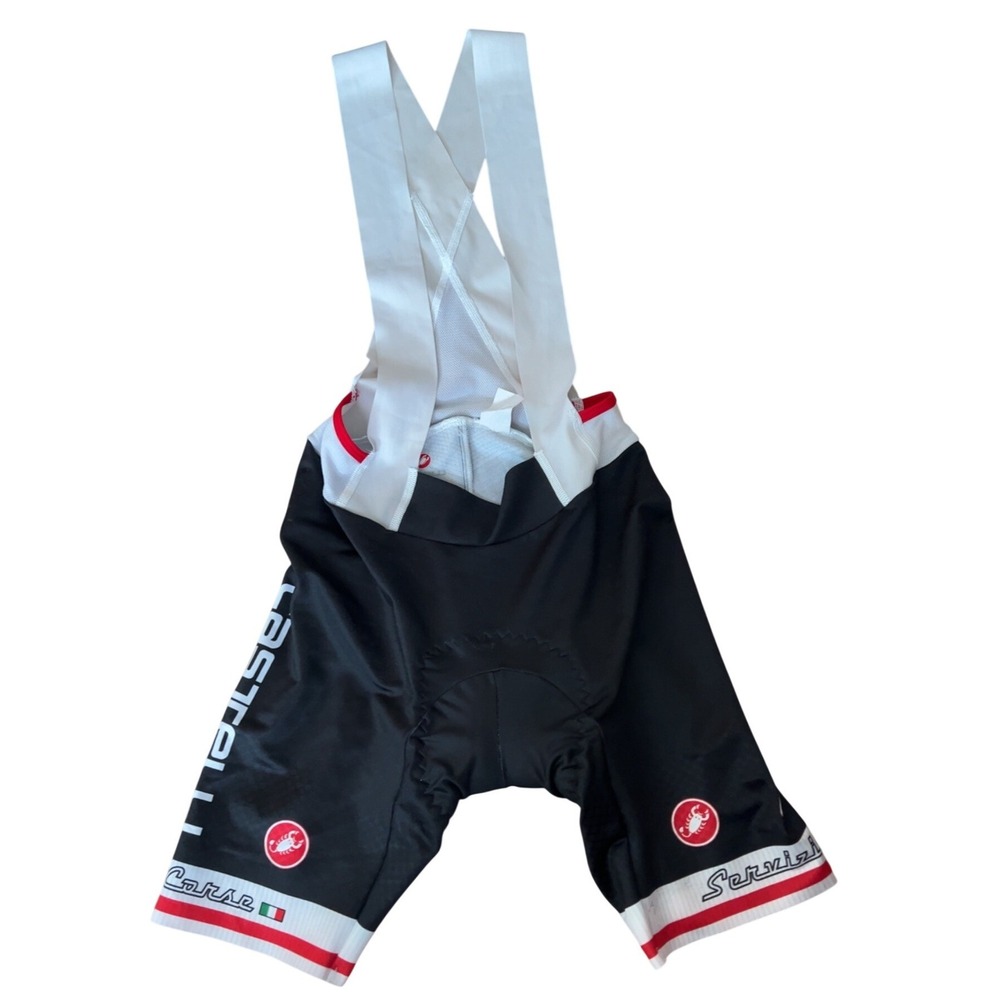 Castelli Cycling Bib Shorts Mens Small Black Padded USA SZ: S